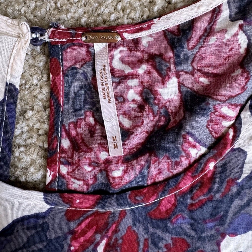 Free People Maxi Floral Dress Size Medium - Picture 10 of 12